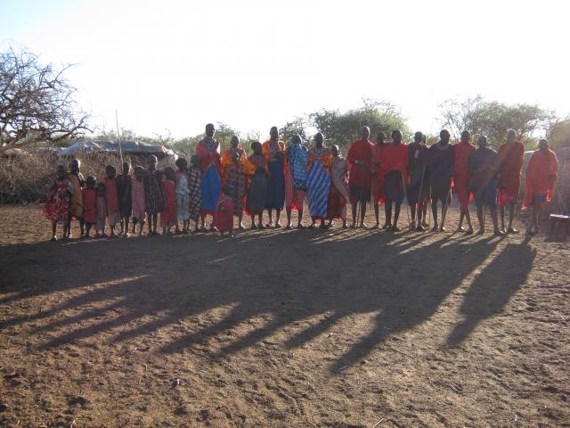 An authentic Masai Village
