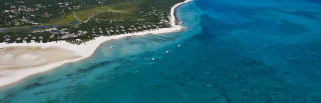 Flying over Marlin Lodge