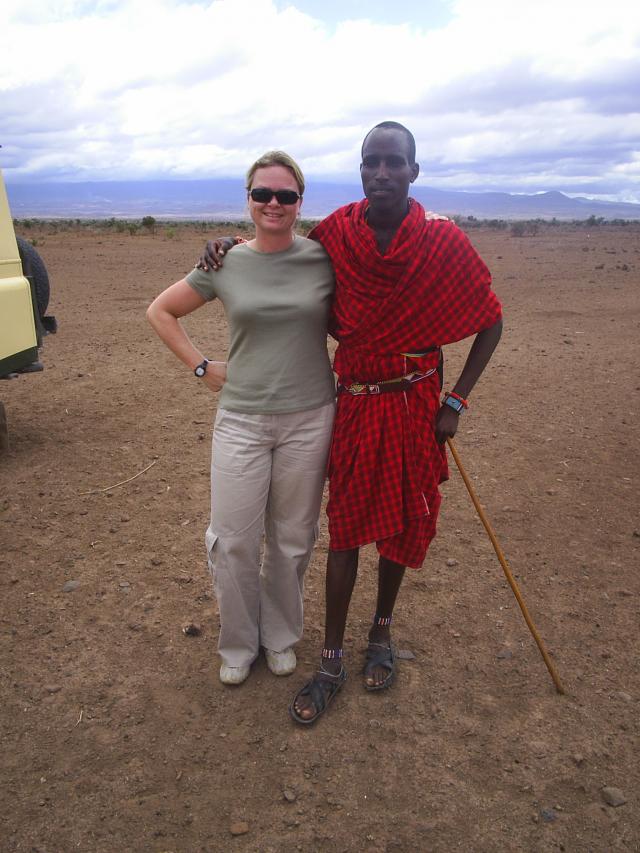 My friend the Masai.