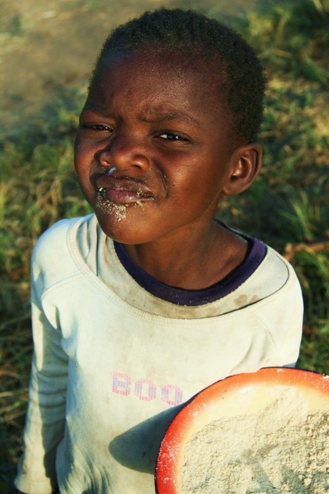 Feed the children.
