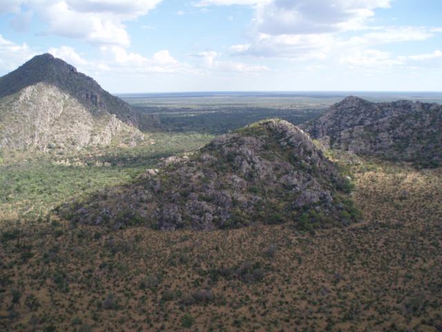 Tsodillo Hills from the air